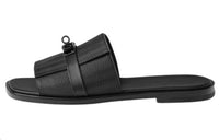 HERMES Gabriella Slide Slippers Men's Black
