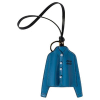 MIU MIU Leather Bag Accessory Women's Light Purple Blue