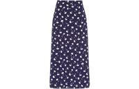 MIU MIU FW22 Casual Long Skirt Women's Blue