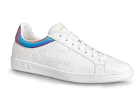 LOUIS VUITTON Luxembourg Stylish Skateboarding Shoes Men's White