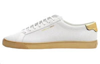 SAINT LAURENT Stylish Skateboarding Shoes Men's White