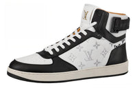 LOUIS VUITTON Rivoli Stylish Skateboarding Shoes Men's Black White