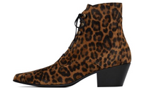 SAINT LAURENT Ankle Boots Women's Brown