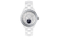 CHANEL J12 Collection Wrist Watch Automatic Mechanical Movement Ceramic Strap White Dial Women's H3405