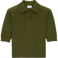 SAINT LAURENT Knitted Polo Top