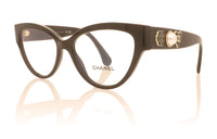 CHANEL Eyeglass Frames Women's Black