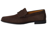 HERMES Duke Loafers Men's Dark Brown