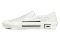 DIOR B23 Slip On White Oblique