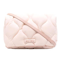 MIU MIU Calfskin With Textile Crossbody Bag Shoulder Bag Women's Pink