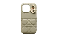 DIOR Leather Material Brand Pendant Phone Cases Available For IPhone 13 Pro