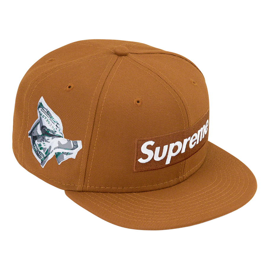 Supreme Money Box Logo New Era 'Brown White' SUP-FW22-1042
