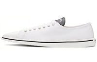PRADA Low Top Stylish Skateboarding Shoes Women's White Black