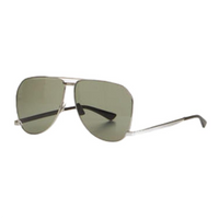 SAINT LAURENT Metal Aviator Sunglasses Men's Silver
