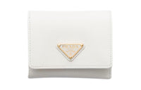 PRADA Leather Wallet Women's White