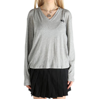 MIU MIU T-Shirts Women's Gray