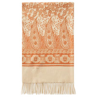 Loro Piana Cashmere Shawls Women's Apricot Orange