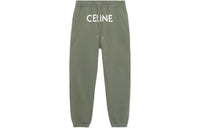 CELINE Knitted Sports Pants Men's Green