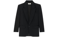 SAINT LAURENT Single-breasted Peaked Blazer