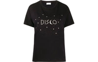 SAINT LAURENT Disco Star Print T shirt Black