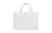 MIU MIU Fabric Handbag Women's White