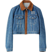 MIU MIU Denim Jacket Women's Blue