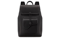DIOR Saddle Grained Calfskin Backpack Regular Men's Black