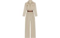 SAINT LAURENT Jumpsuit Women's Light Beige