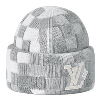 LOUIS VUITTON Lv Crush Damoflage Pearls Beanie