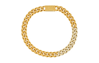SAINT LAURENT Chain Linked Contrasted Necklace