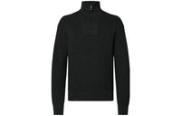 LOUIS VUITTON New Quarterly Products Of LV Sweaters Men Coal Gray Black