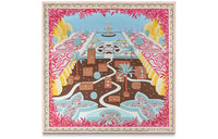 LOUIS VUITTON Silk Scarf Women's Pink
