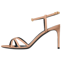 CELINE Strap Sandals 8.5cm Women's Beige