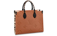 LOUIS VUITTON Onthego Mm Wild At Heart Caramel