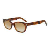 SAINT LAURENT Acetate Square Sunglasses Men's Tortoiseshell