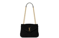 SAINT LAURENT Cow Leather Chain Bag Crossbody Bag Shoulder Bag Women's Black