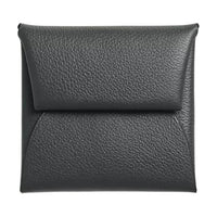 HERMES Bastia Evercolor Calfskin Coin Purses Wallets Women's H0 Misty Gray