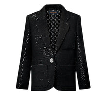 LOUIS VUITTON Sequin Tweed Preppy Blazer