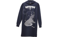 HERMES Long-Sleeved Dresses Women's Blue