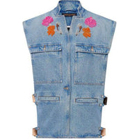 LOUIS VUITTON Embroidered Accent Utility Jacket