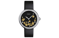 CHANEL MADEMOISELLE PRIVÉ Wrist Watch Automatic Mechanical Movement Satin Strap 37.5mm Black Dial Women's