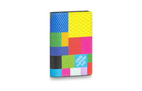 LOUIS VUITTON 3D Coated Canvas Card Holder Wallet Men's Rainbow