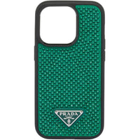 PRADA Crystal Material Fashion Durable Phone Cases Compatible With IPhone 14 Pro Max Quiet Luxury