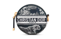 DIOR Technical Fabric Coin Purse Women's Blue