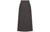 DIOR Knit Long Skirts Women's Gray