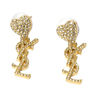 SAINT LAURENT 2000s Cassandre logo Earrings