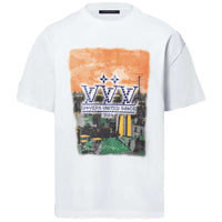 LOUIS VUITTON Embellished Graphic Cotton T-Shirt