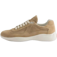 PRADA America's Cup Low Top Casual Shoes Men's Light Beige