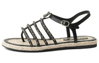 CHANEL Strap Sandals Women's Black