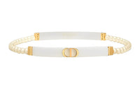 DIOR Leather Belts Women's White