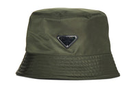 PRADA Logo plaque Bucket Hat